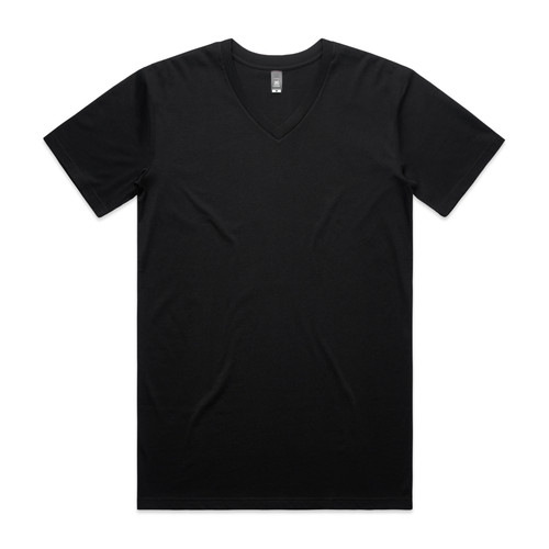 BLACK staple-v-neck-tee-black